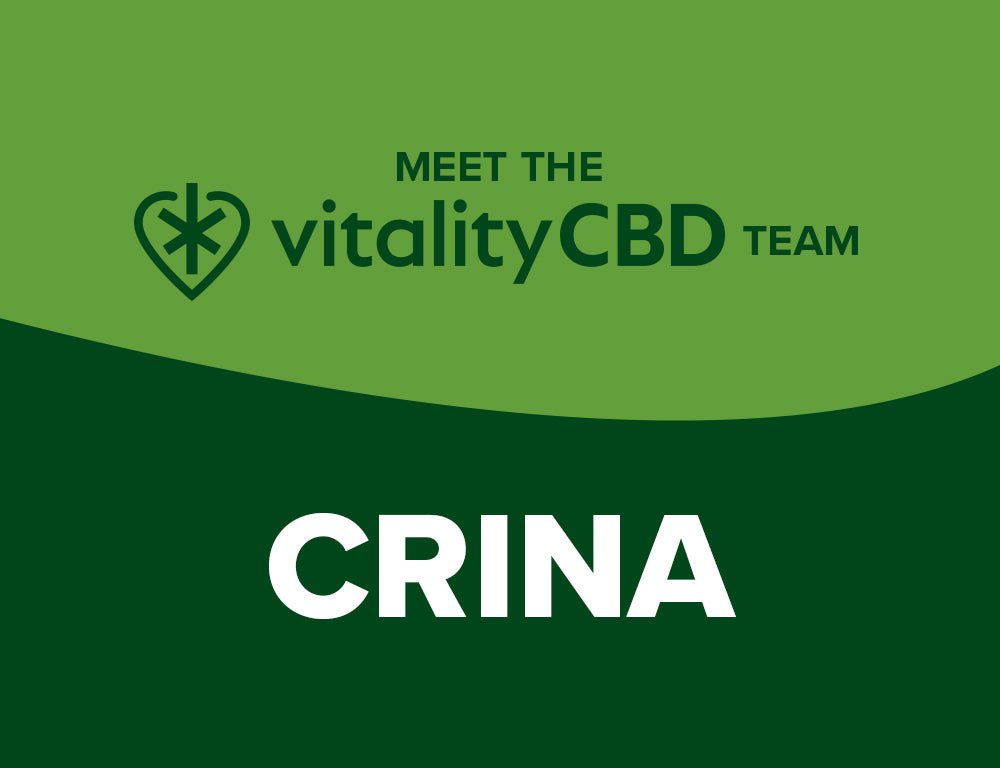 Meet the Vitality CBD Team - Crina