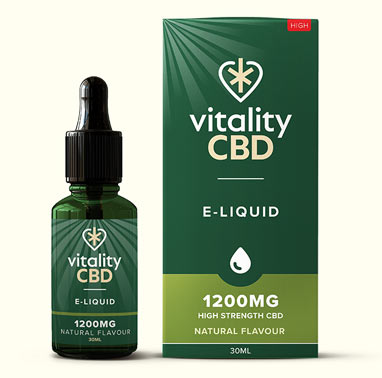 Natural Flavour CBD Eliquid in 1200mg Strength