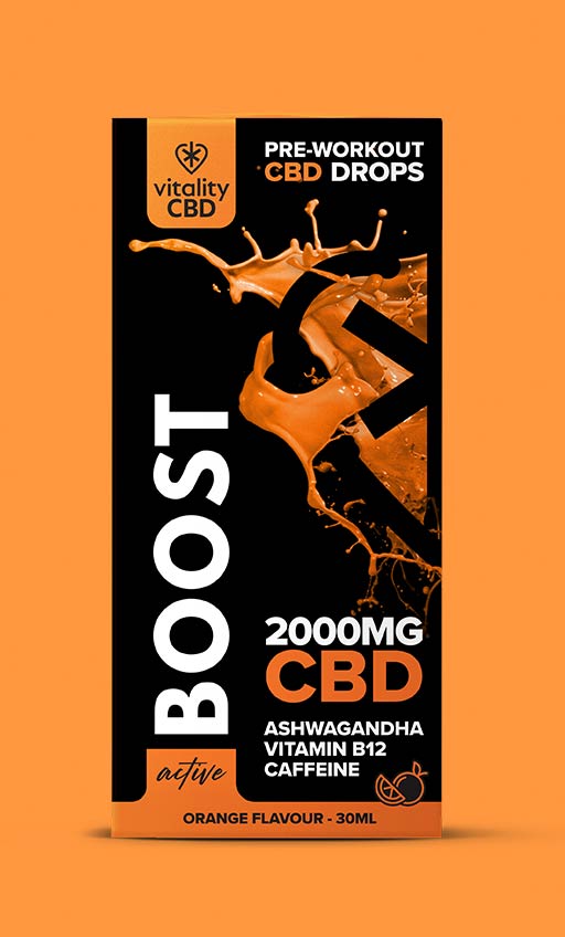 Orange Flavour CBD Boost Drops