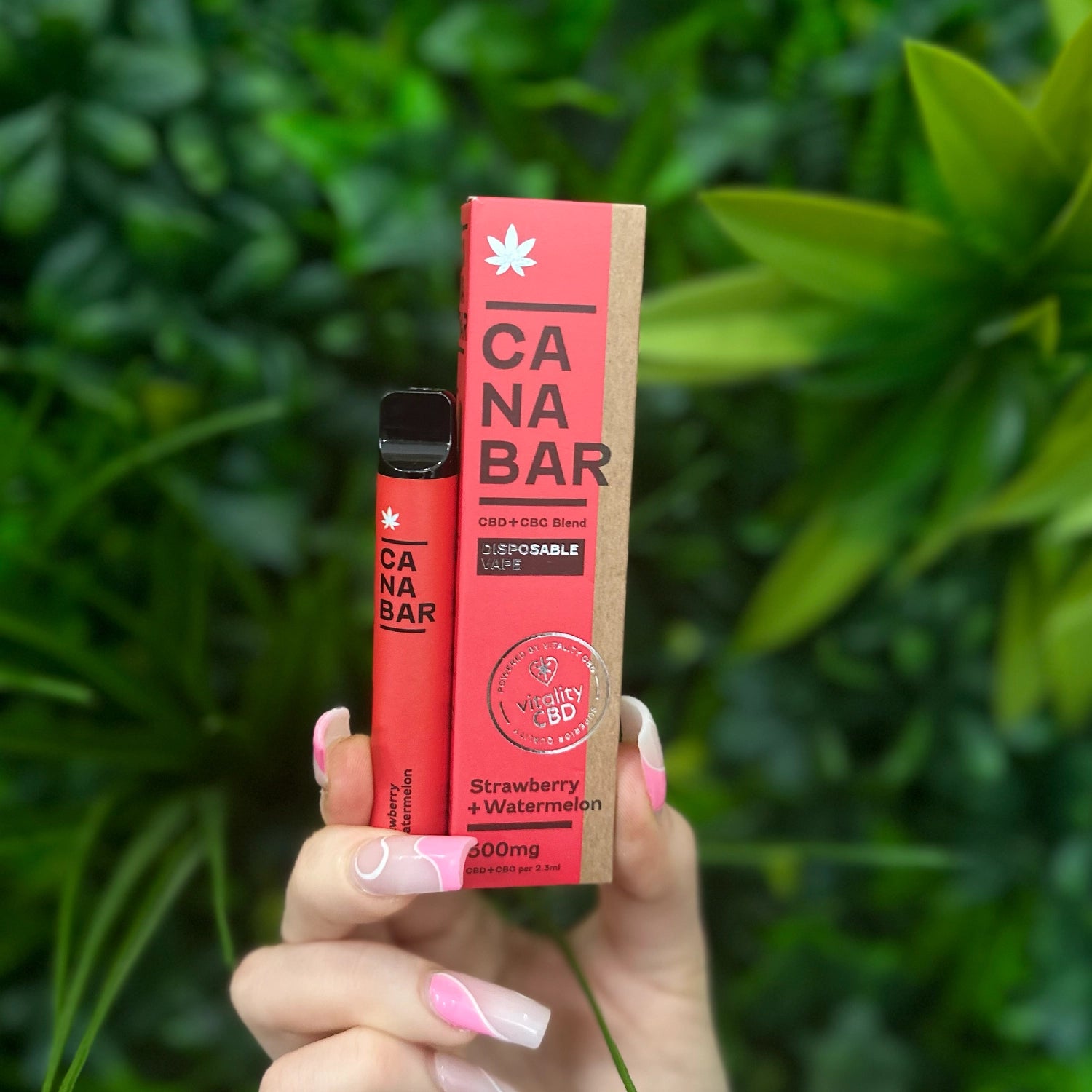 Strawberry + Watermelon CANABAR™ Disposable CBD Vape Device