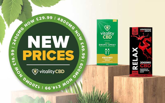 Vitality CBD Announces New Prices