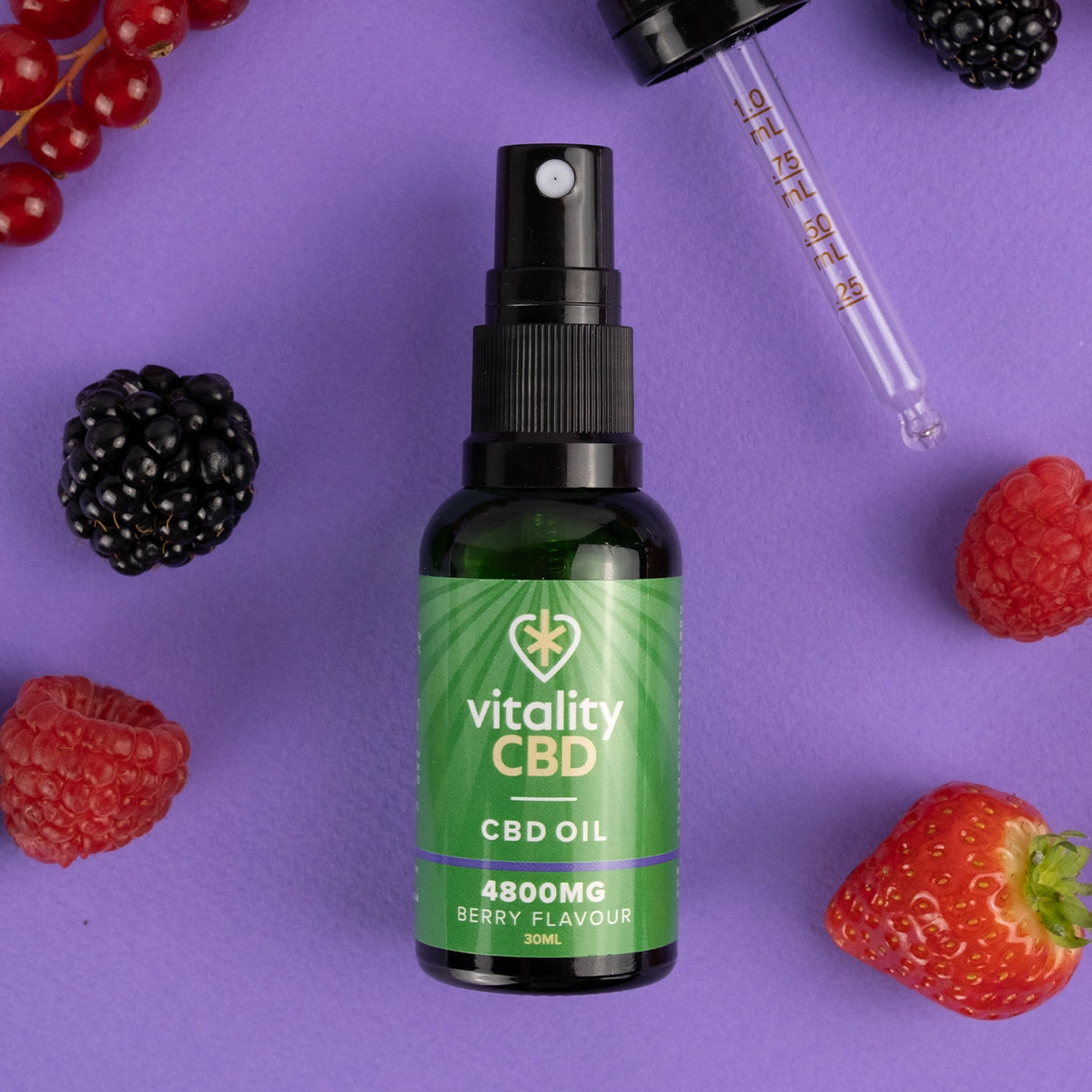 Cbd Well-being CBD Oral Drops & Spray in Berry / Lemon / Natural Flavour