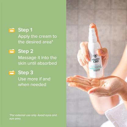 Moisturising Skin Cream with CBD - clearance