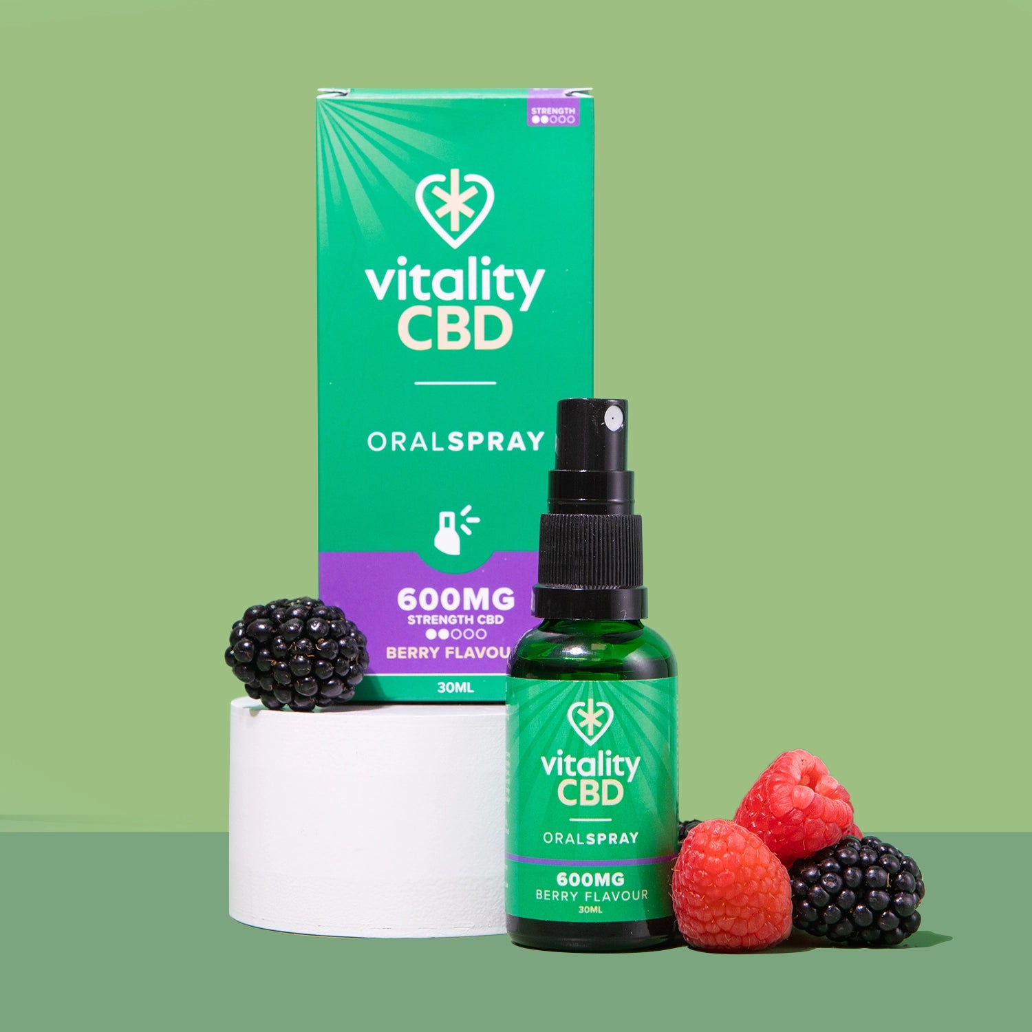 Well-being CBD Oral Spray in Berry / Lemon / Natural Flavour - clearance