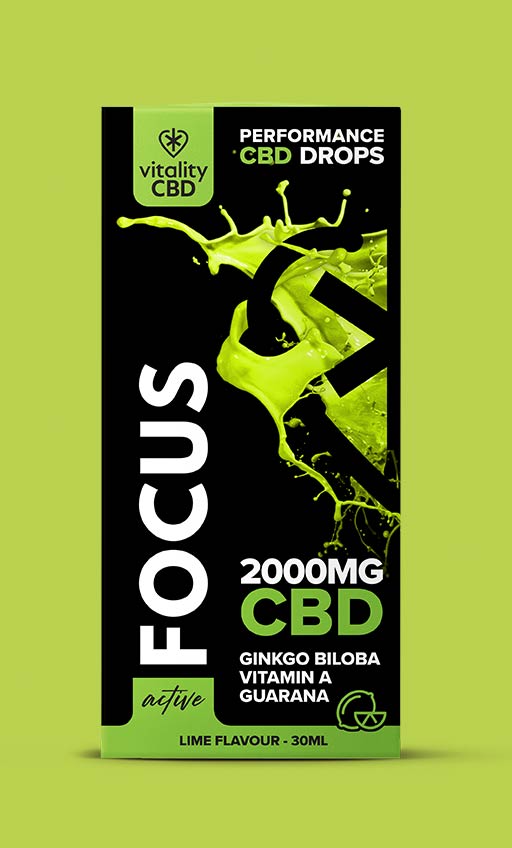 Lime Flavour Focus CBD Drops