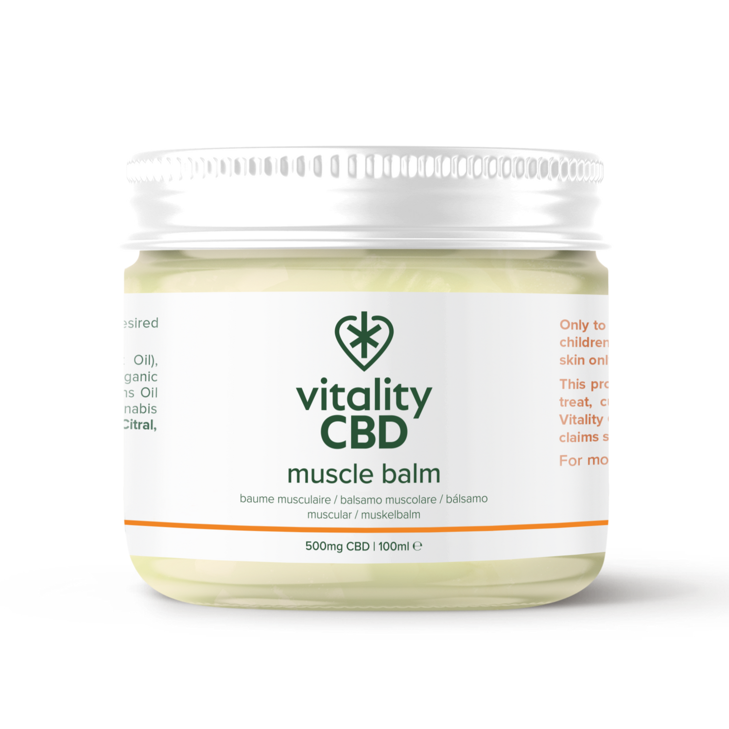 Massaging Muscle Balm with High Strength CBD