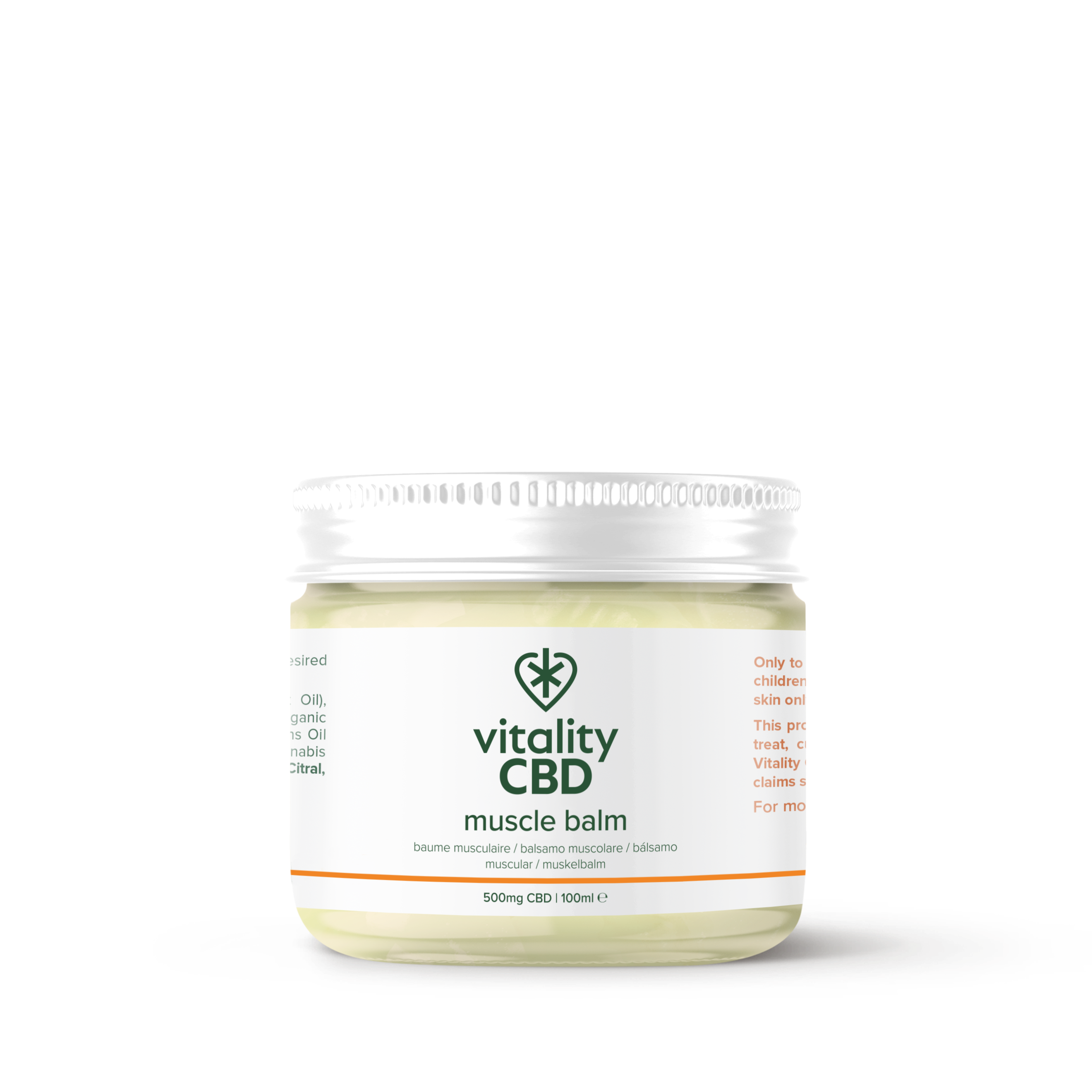 Massaging Muscle Balm with High Strength CBD