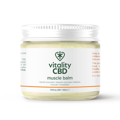 Massaging Muscle Balm with High Strength CBD