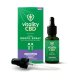 Vitality CBD product image of Spray_Drops_Berry_4800_Spray_Bottle_Box