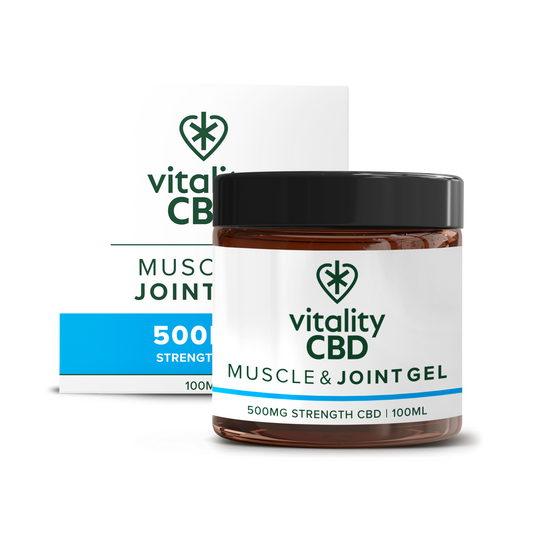 Cooling Effect Muscle & Joint Gel with High Strength CBD