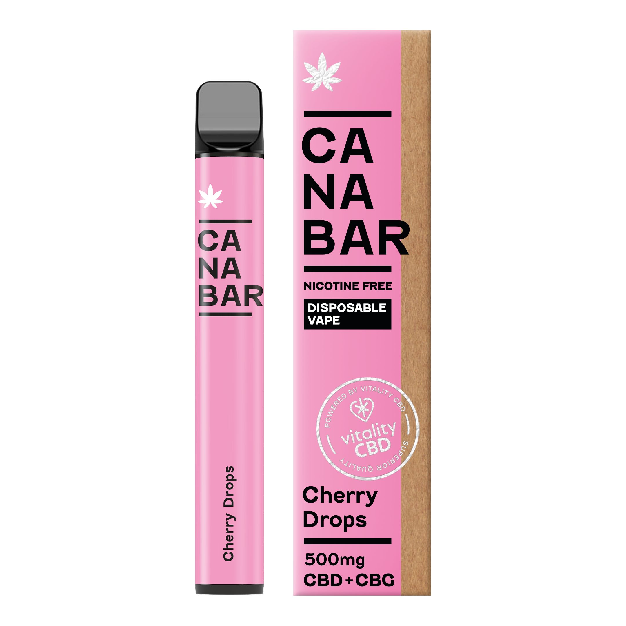 Cherry Drops CANABAR™ Disposable CBD Vape Device