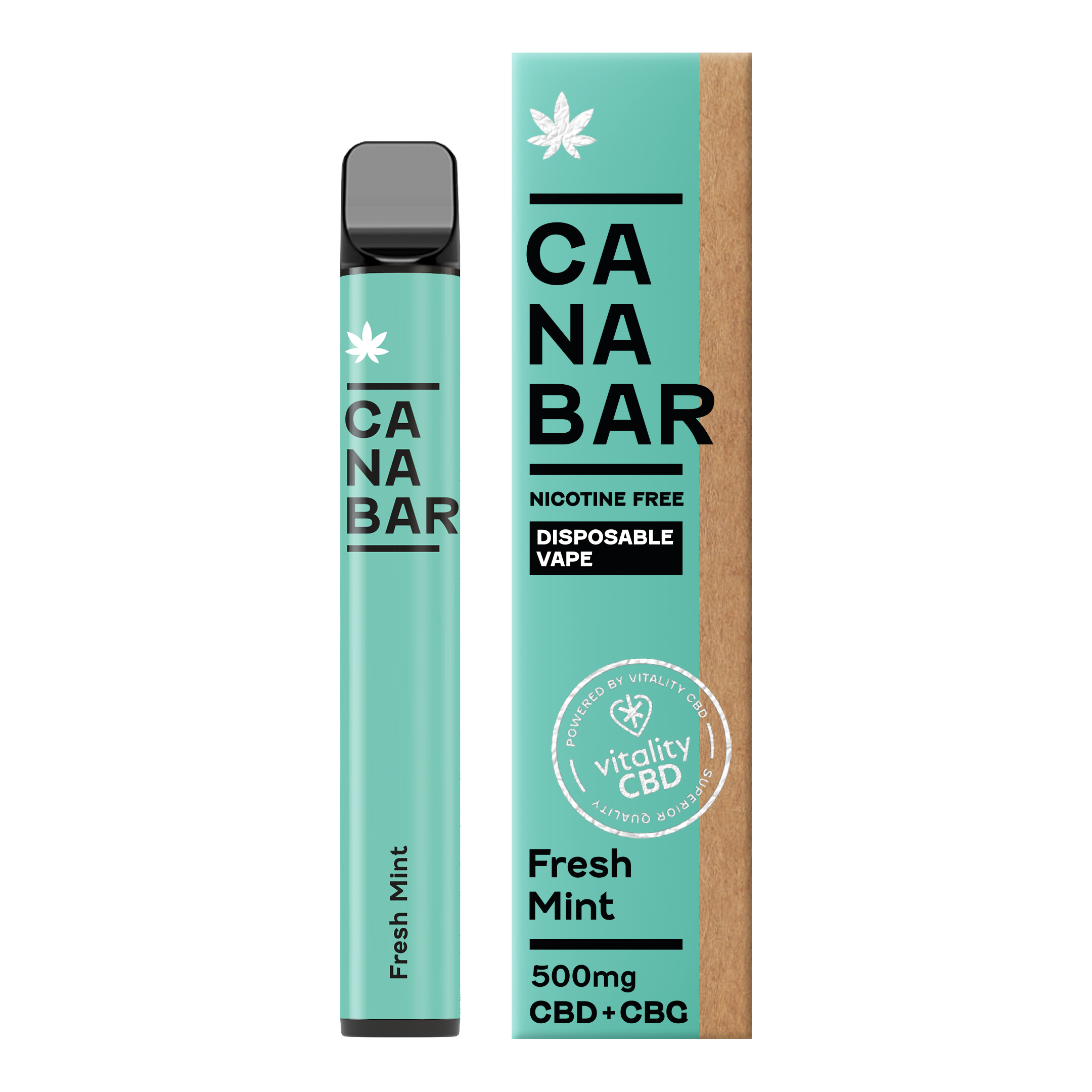 Fresh Mint CANABAR™ Disposable CBD Vape Device