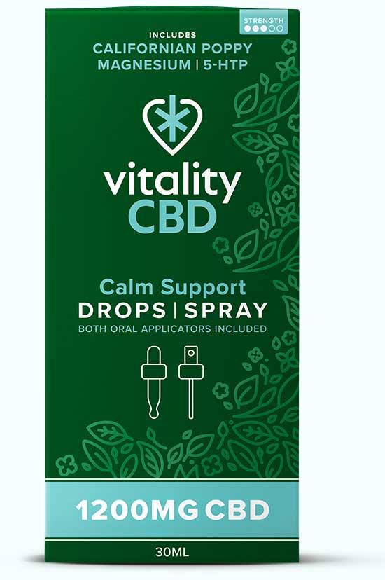 1200mg Salm Support CBD with Californian Poppy and 5-HTP