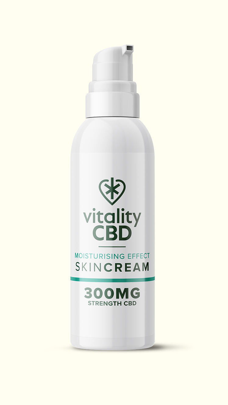 300mg CBD Skin Cream in Easy Application Bottle