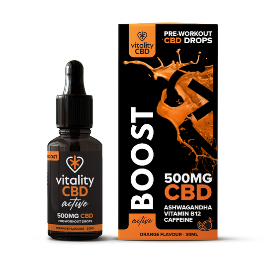 Pre-workout CBD Oil Orange Flavour 