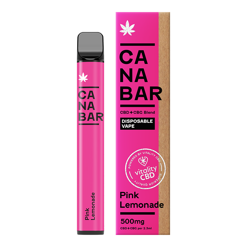 Pink Lemonade CANABAR™ Disposable CBD Vape Device