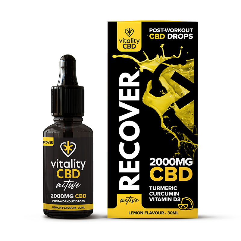 Vitality CBD - Recover formula with Lemon