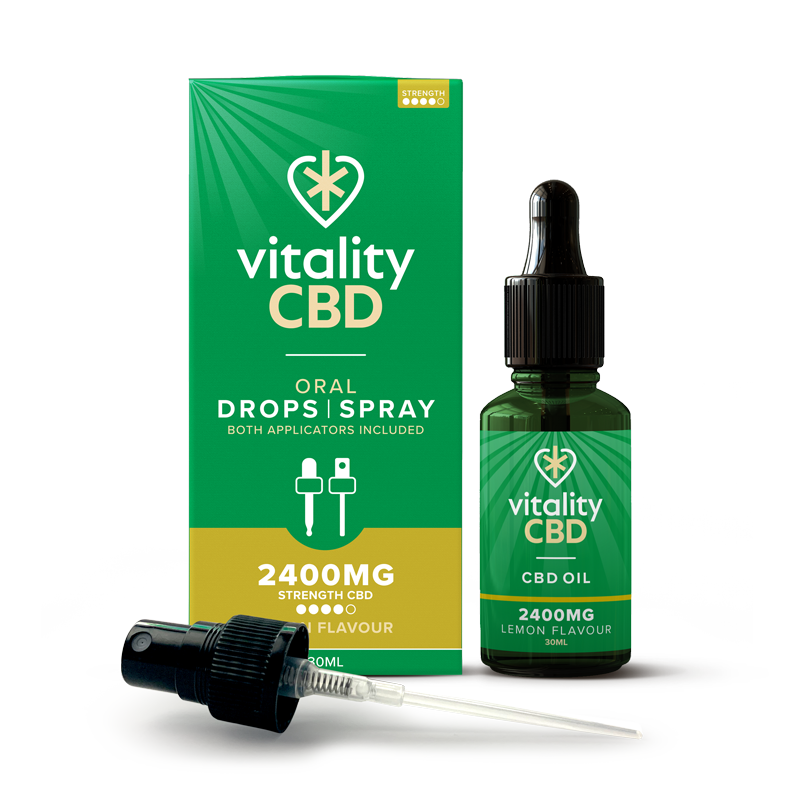 Well-being CBD Oral Drops & Spray in Berry / Lemon / Natural Flavour
