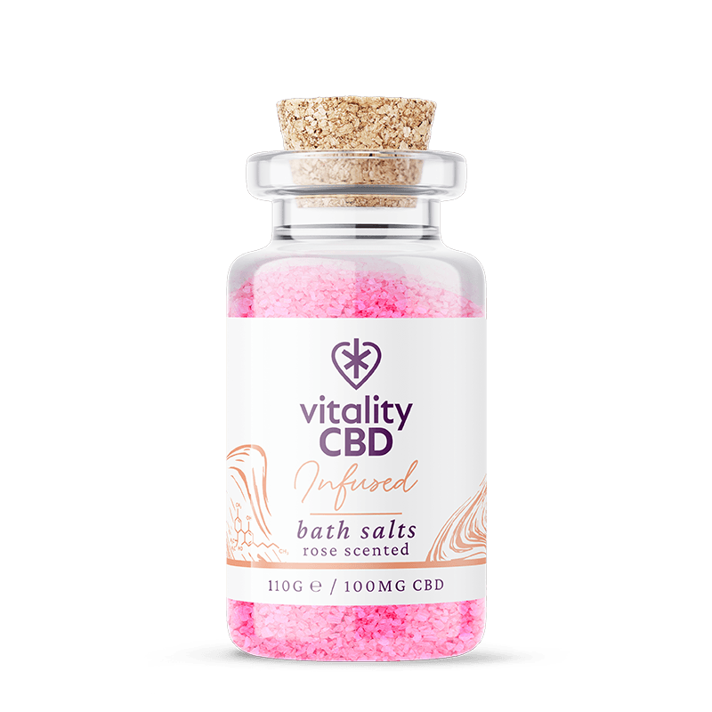 CBD Bath Salts Jar 110g